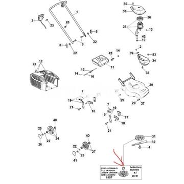 Ventilador motor cortacésped eléctrico Oleo-Mac  (66020021) - Imagen 2